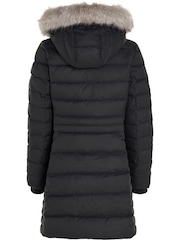 Tommy Hilfiger Black Tyra Down Coat - Image 7 of 9