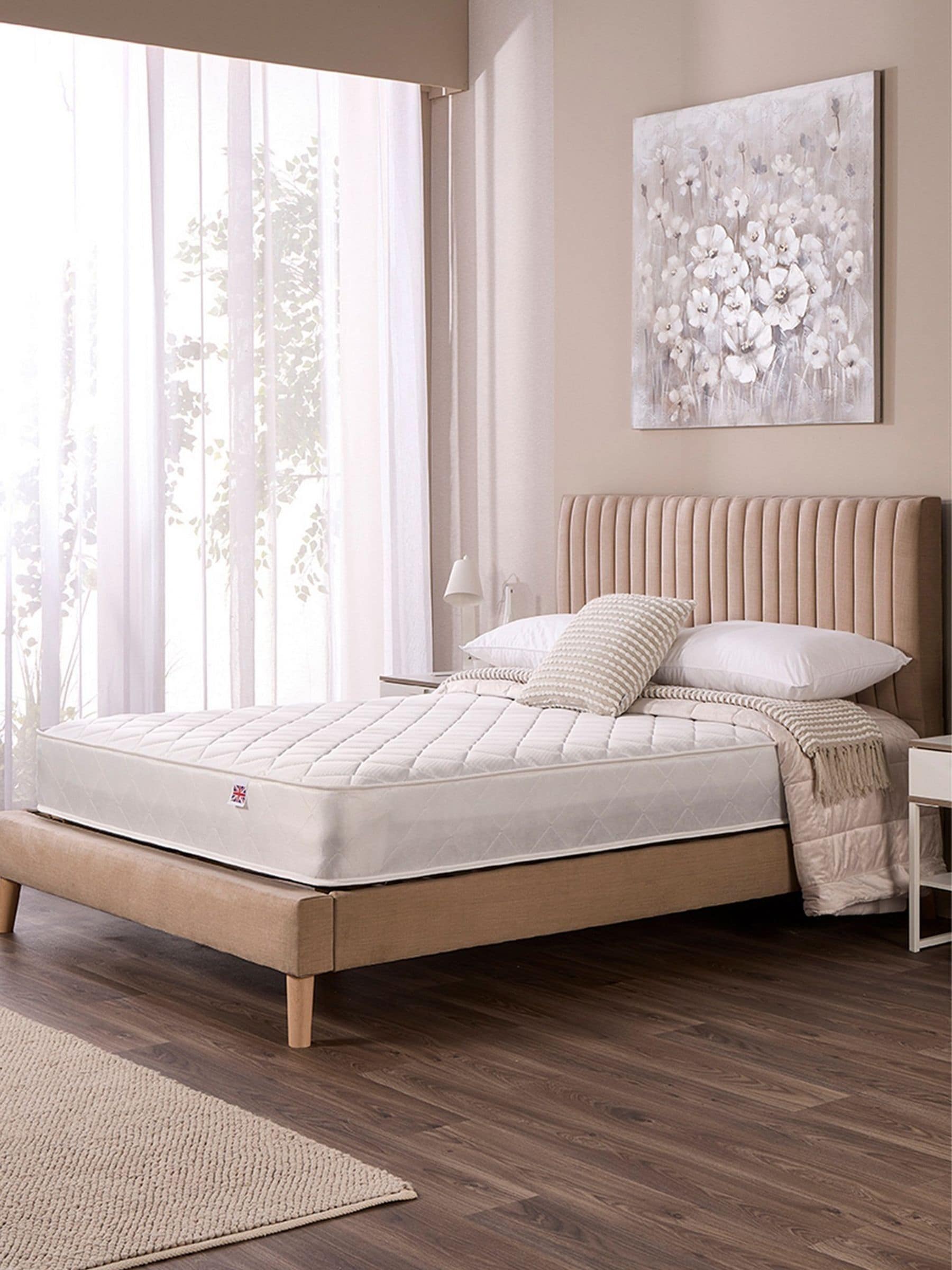 Aspire Furniture Unisex White 1000 Pocket Balance Mattress