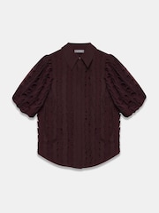 Mint Velvet Red Butterfly Applique Shirt - Image 7 of 8