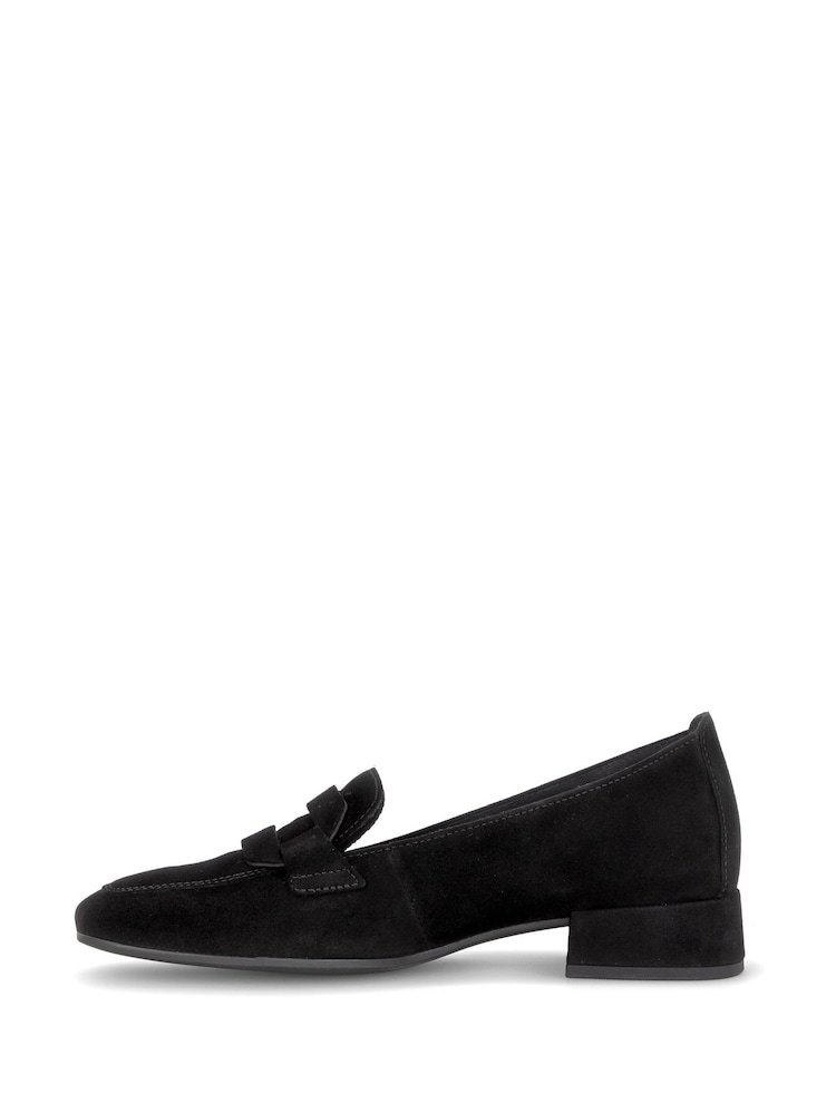 Gabor Black Great Slip-On Loafers - Image 2 of 5 Gabor Black Great Slip-On Loafers - Image 2 of 5
