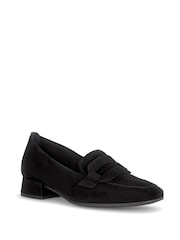 Gabor Black Great Slip-On Loafers - Image 3 of 5