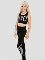 Pineapple Black Dance Crop Vest - Image 3 of 4
