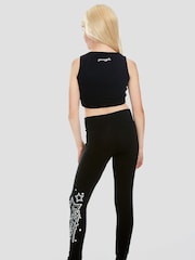 Pineapple Black Dance Crop Vest - Image 4 of 4