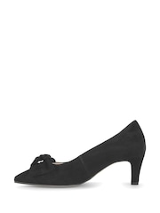 Gabor Black Dusty Court Shoes - Image 4 of 5