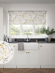 Yellow Isla Floral Made to Measure Roller Blind - Image 1 of 6