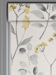 Yellow Isla Floral Made to Measure Roller Blind - Image 4 of 6