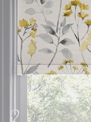 Yellow Isla Floral Made to Measure Roller Blind - Image 5 of 6