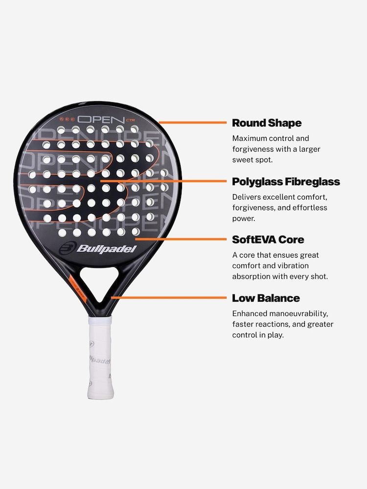 Bullpadel ашық басқару тақтасы ракеткасы - 5суретінің 5 суреті