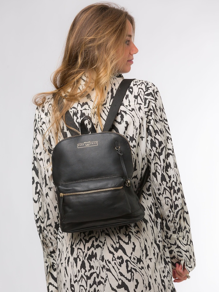 Pure Luxuries London Kinsely Leather Backpack - Image 1 of 5