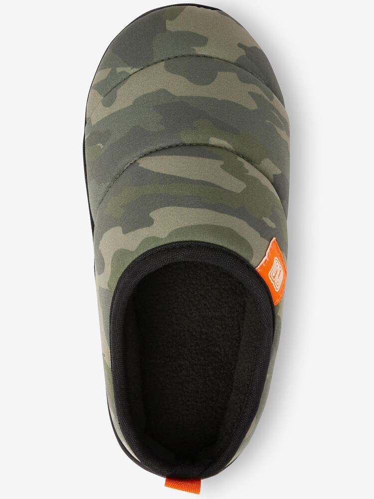 W kamuflażowym kolorze khaki - Sportowe pantofle typu mule - Image 3 of 4