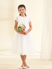 Angel & Rocket White Lucy Lace Dress - Image 1 of 3