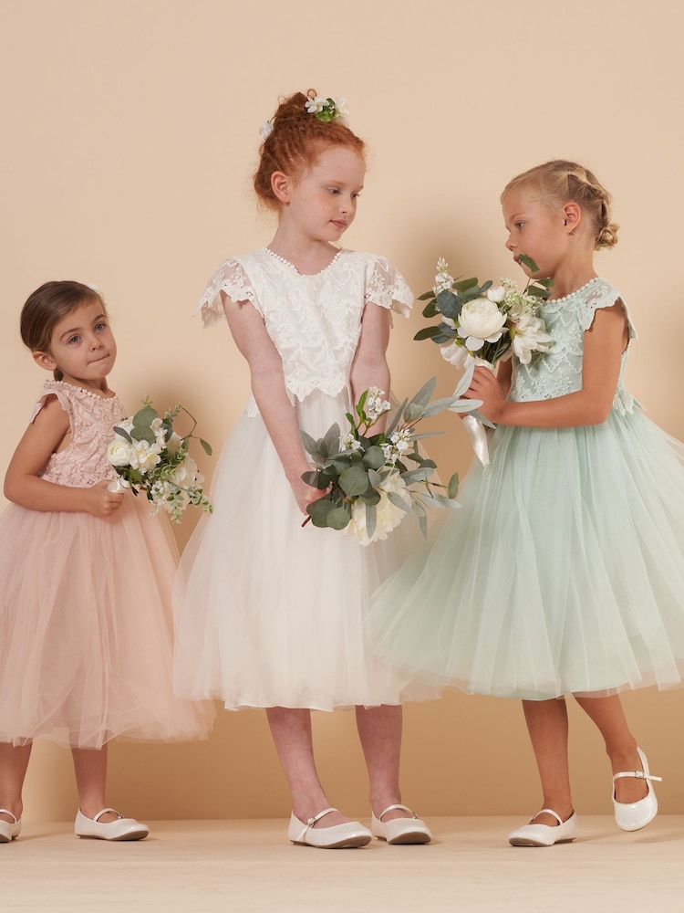 Angel & Rocket White Lucy Lace Dress - Image 5 of 5