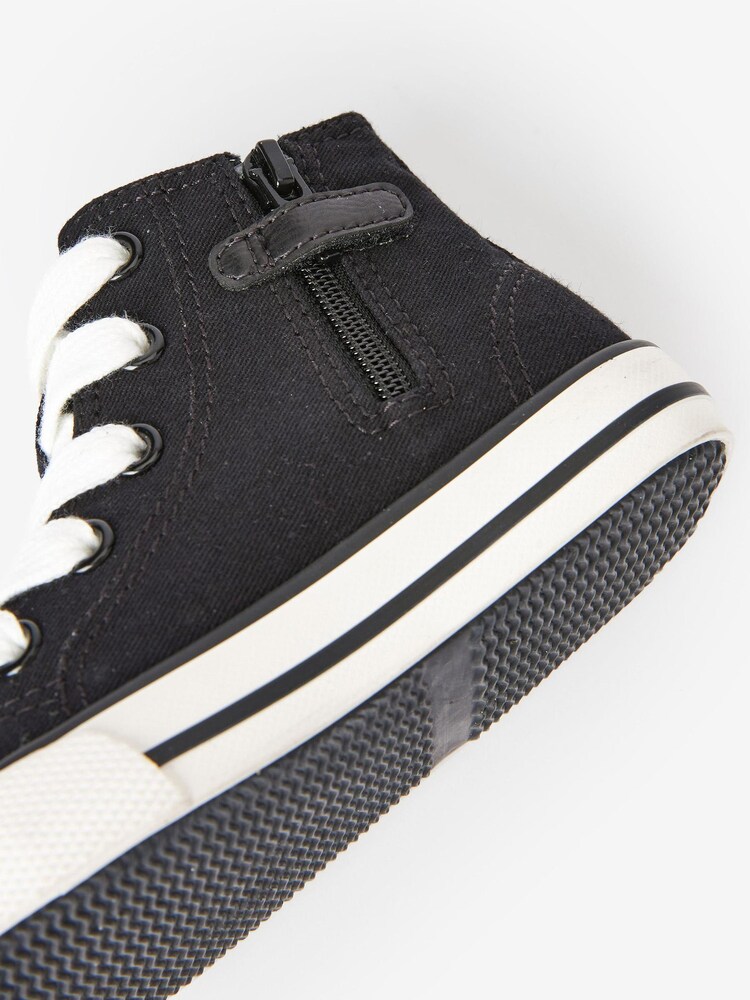 Black Zip Up Bump Toe Boots - Image 4 of 4 Black Zip Up Bump Toe Boots - Image 4 of 4