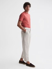 Reiss Coral Bless Crew Neck T-Shirt - Image 4 of 5