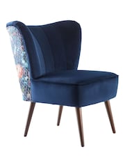 Clarke & Clarke Blue Seville Chair - Image 2 of 5