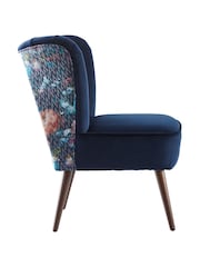 Clarke & Clarke Blue Seville Chair - Image 3 of 5