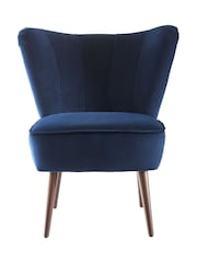 Clarke & Clarke Blue Seville Chair - Image 4 of 5
