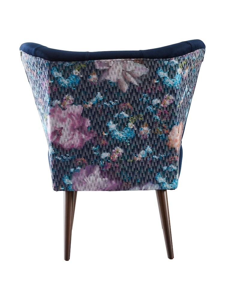 Clarke & Clarke Blue Seville Chair - Image 5 of 5