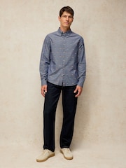 White Stuff Blue Bruton Oxford Shirt - Image 3 of 6