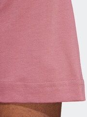 adidas Dark Red Essentials Single Jersey Embroidered Small Logo 100% Cotton T-Shirt - Image 5 of 7