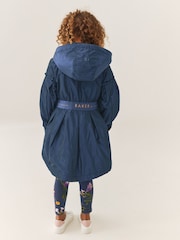 Baker by Ted Baker Shower Resistant Navy Rain Jacket - Image 2 of 6