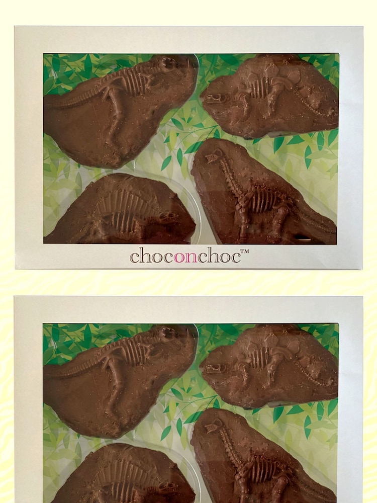 Choc on Choc 2 Pack Chocolate Dinosaurs - Image 1 of 2