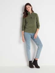 Tog 24 Green Revive Fleece Zip Neck Jumper - Image 5 of 8