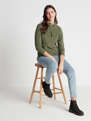 Tog 24 Green Revive Fleece Zip Neck Jumper - Image 6 of 8