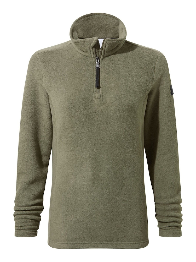 Tog 24 Green Revive Fleece Zip Neck Jumper - Image 8 of 8
