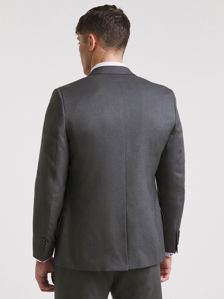 Jacamo Charcoal Grey James Suit: Jacket - Image 2 of 4