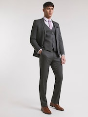 Jacamo Charcoal Grey James Suit: Jacket - Image 3 of 4