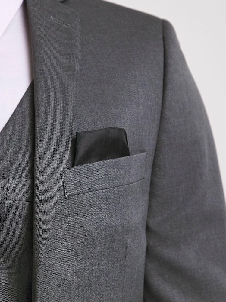 Jacamo Charcoal Grey James Suit: Jacket - Image 4 of 4