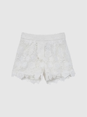 Reiss Ivory Skylar 9-12 yrs Lace Shorts - Image 2 of 6