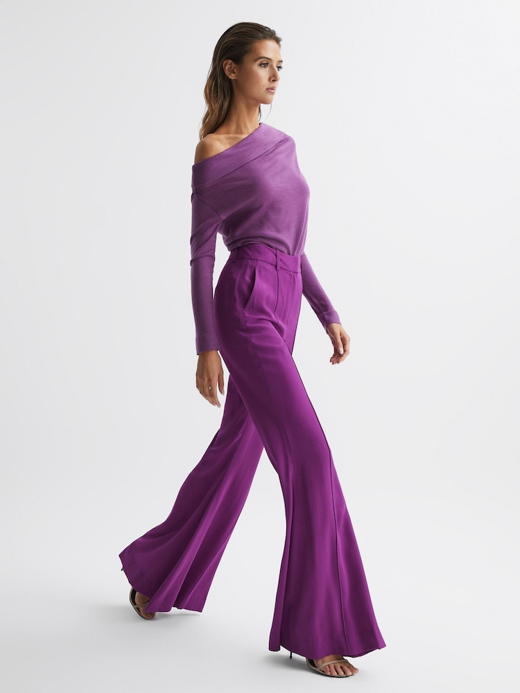 Pantalones de campana fluidos Gabi de Reiss - Imagen 1 de 7