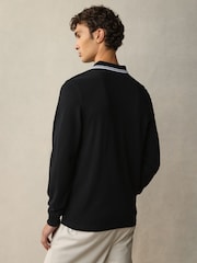 Fred Perry Long Sleeve Twin Tipped Polo Shirt - Image 2 of 7