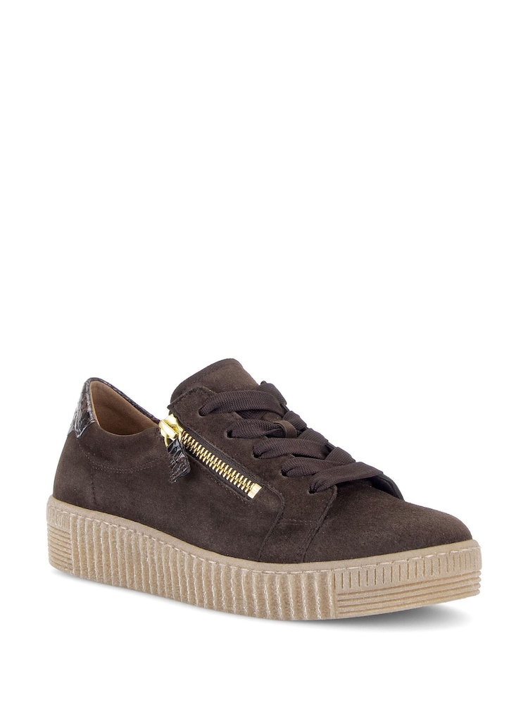 Gabor Brown Wisdom Fashion Trainers - Image 2 of 5 Gabor Brown Wisdom Fashion Trainers - Image 2 of 5