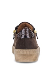 Gabor Brown Wisdom Fashion Trainers - Image 3 of 5