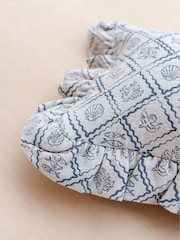 TBCo Blue Motif Cotton Cushion Cover - Image 2 of 2