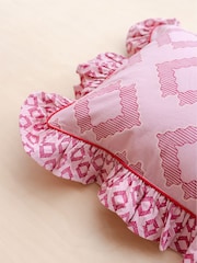 TBCo Pink Diamond Cotton Cushion Cover - Image 2 of 2