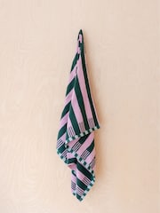 TBCo Rose Stripe Cotton Towel - Image 3 of 4