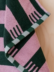 TBCo Rose Stripe Cotton Towel - Image 4 of 4