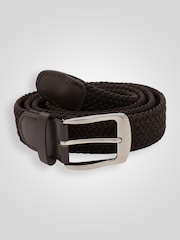 D555 Brown DANI Stretch Braided Belt - Image 2 of 3