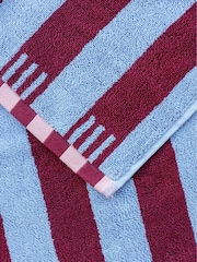 TBCo Blue Stripe Cotton Towel - Image 3 of 3