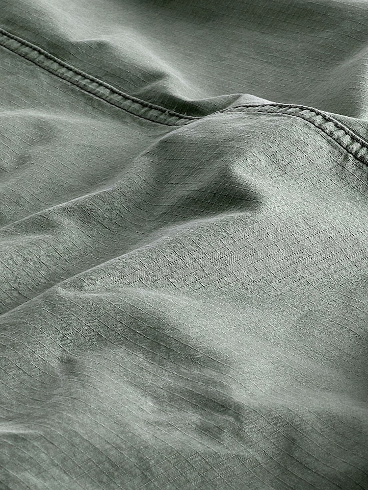 Khaki Green Cargo Ripstop Midi Skirt - Image 5 of 5 Khaki Green Cargo Ripstop Midi Skirt - Image 5 of 5