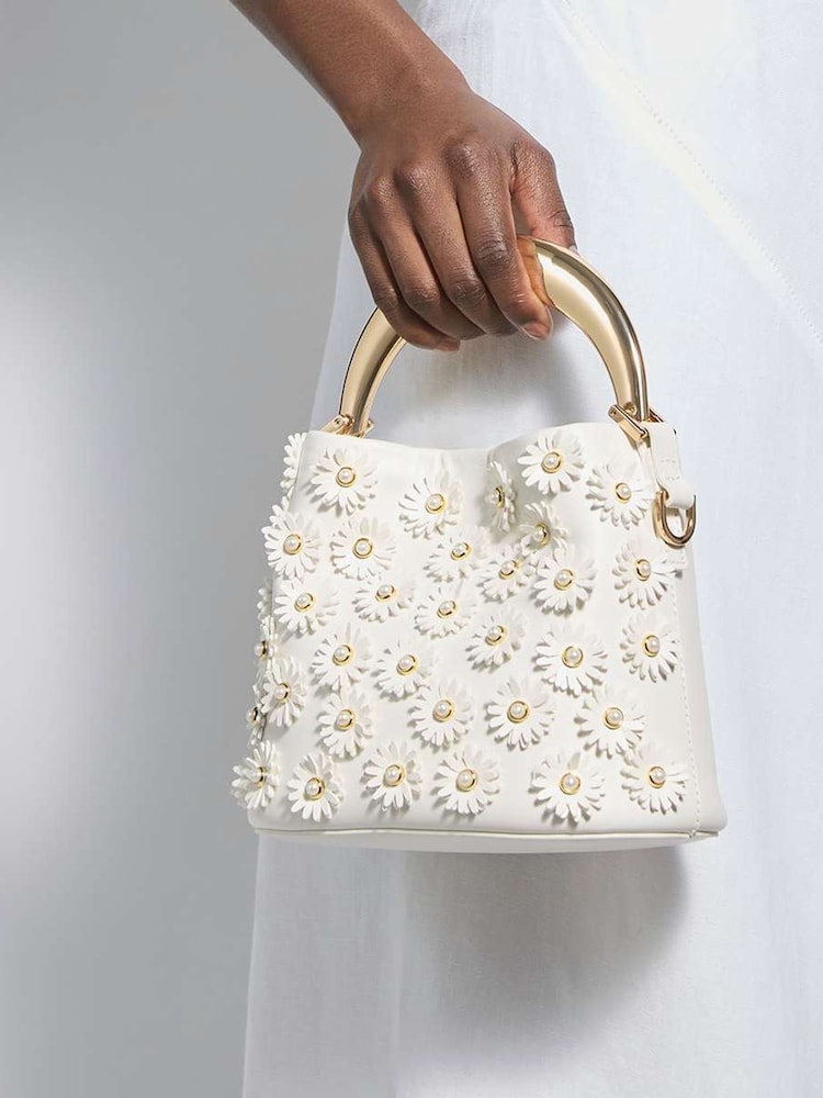 Dune London Natural Dharla Shoulder Bag - Image 1 of 5