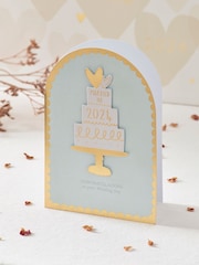 White Married in 2024 Wedding Card - Image 1 of 3