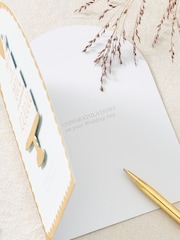 White Married in 2024 Wedding Card - Image 2 of 3