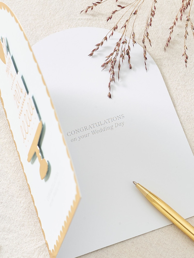 White Married in 2024 Wedding Card - Image 2 of 3