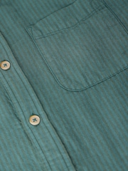 White Stuff Green Bruton Cotton Stripe Shirt - Image 6 of 6