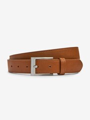 Tan Brown Stitched Edge Belt - Image 2 of 3